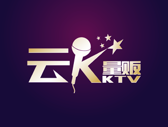 譚家強的云K量販KTVlogo設計