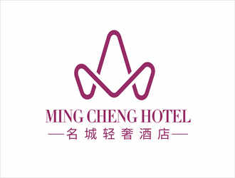 唐國強(qiáng)的名城輕奢酒店logo設(shè)計