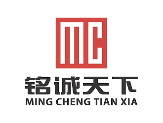 彭波的銘誠天下文化廣告公司logologo設計