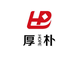 連杰的厚樸金融團隊印章單色標(biāo)識logologo設(shè)計