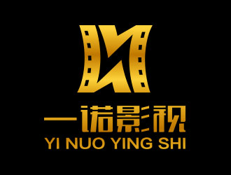 向正軍的一諾影視公司正負極logologo設計