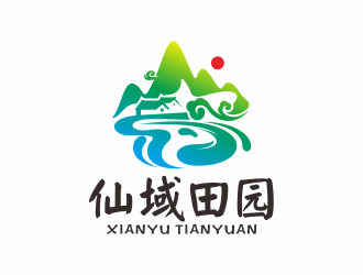 何嘉健的仙域田園山水畫(huà)logologo設(shè)計(jì)