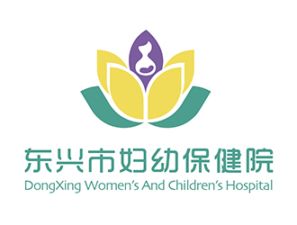 劉嬌嬌的東興市婦幼保健院logo設計