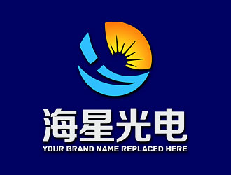 鐘炬的深圳海星光電科技有限公司標(biāo)志設(shè)計logo設(shè)計