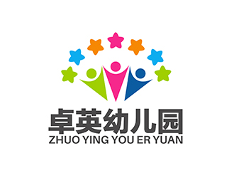 潘樂的卓英幼兒園logo設計