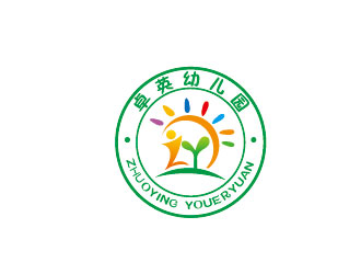 李賀的卓英幼兒園logo設計