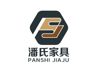 黃安悅的潘氏家具logo設(shè)計