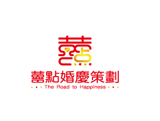 珠海囍點婚慶策劃logo設計