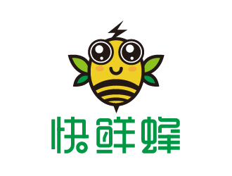 葉美寶的快鮮蜂logo設計