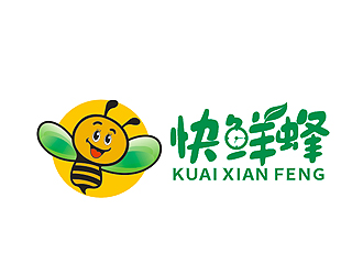 盛銘的快鮮蜂logo設計