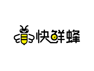 吳茜的快鮮蜂logo設計