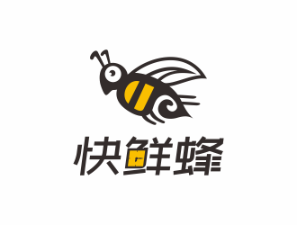 林思源的快鮮蜂logo設計