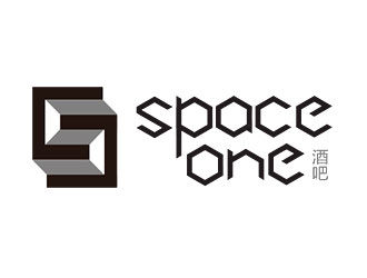 鐘炬的space one 時(shí)尚酒吧logologo設(shè)計(jì)