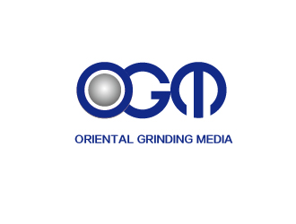 胡廣強的山東東鐵  ORIENTAL GRINDING MEDIAlogo設計