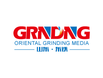 張祥琴的山東東鐵  ORIENTAL GRINDING MEDIAlogo設計