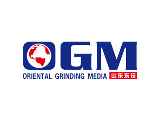 向正軍的山東東鐵  ORIENTAL GRINDING MEDIAlogo設計