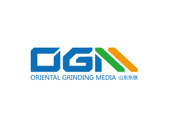 孫金澤的山東東鐵  ORIENTAL GRINDING MEDIAlogo設計