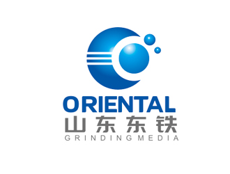 趙鵬的山東東鐵  ORIENTAL GRINDING MEDIAlogo設計