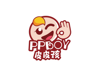 黃安悅的皮皮孩 ppb0y童鞋童裝商標(biāo)設(shè)計(jì)logo設(shè)計(jì)