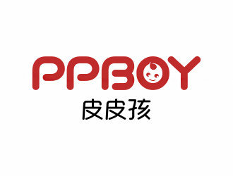 鐘華的皮皮孩 ppb0y童鞋童裝商標(biāo)設(shè)計logo設(shè)計