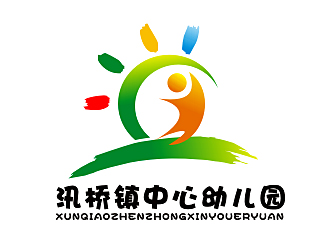 園標(biāo)/臨海市汛橋鎮(zhèn)中心幼兒園logo設(shè)計