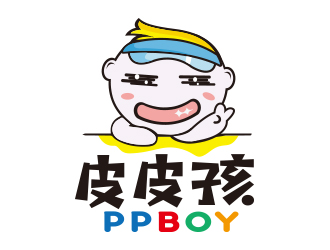 向正軍的皮皮孩 ppb0y童鞋童裝商標(biāo)設(shè)計logo設(shè)計