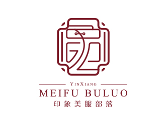 黃安悅的印象美服部落logo設(shè)計