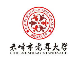 李正東的赤峰市老年大學(xué)?；誰ogo設(shè)計logo設(shè)計