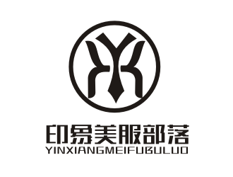 李杰的印象美服部落logo設(shè)計