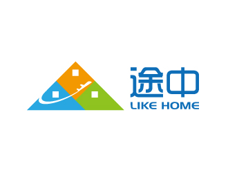 張俊的途中 like home民宿品牌logo設(shè)計(jì)logo設(shè)計(jì)