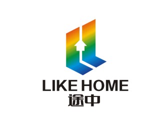 李泉輝的途中 like home民宿品牌logo設(shè)計(jì)logo設(shè)計(jì)