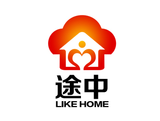 余亮亮的途中 like home民宿品牌logo設(shè)計(jì)logo設(shè)計(jì)