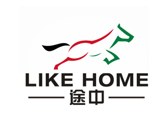 李正東的途中 like home民宿品牌logo設(shè)計(jì)logo設(shè)計(jì)