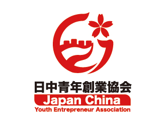 劉琦的日中青年創(chuàng)業(yè)協(xié)會(huì) / Japan China Youth Entrepreneur Associatlogo設(shè)計(jì)