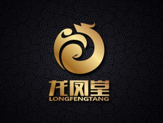 郭慶忠的龍鳳堂保健養(yǎng)生商標(biāo)設(shè)計logo設(shè)計