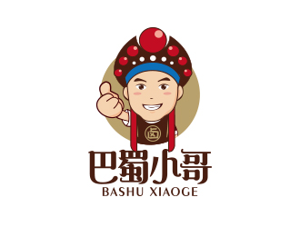 勇炎的巴蜀小哥卡通人物標(biāo)志設(shè)計logo設(shè)計