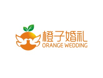 曾翼的橙子婚禮logo設計