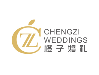 趙鵬的橙子婚禮logo設計