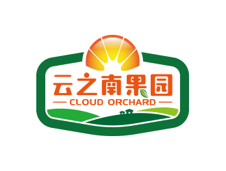 黃安悅的云之南果園CLOUD ORCHARDlogo設(shè)計