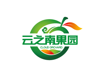 張俊的云之南果園CLOUD ORCHARDlogo設(shè)計