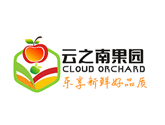 安齊明的云之南果園CLOUD ORCHARDlogo設(shè)計