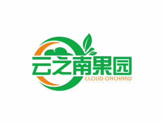 何嘉健的云之南果園CLOUD ORCHARDlogo設(shè)計