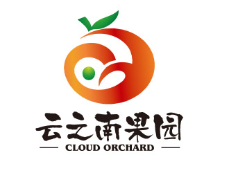 向正軍的云之南果園CLOUD ORCHARDlogo設(shè)計