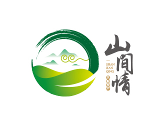 黃安悅的山間情  農(nóng)副特產(chǎn)logo設(shè)計(jì)