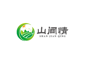 王濤的山間情  農(nóng)副特產(chǎn)logo設(shè)計