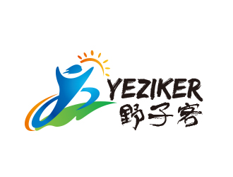 黃安悅的野子客 拼音yeziker零售商標(biāo)設(shè)計logo設(shè)計