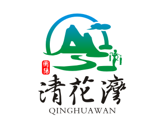 姜彥海的清花灣種植產(chǎn)業(yè)基地logo設(shè)計logo設(shè)計