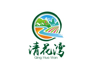 曾翼的清花灣種植產(chǎn)業(yè)基地logo設(shè)計logo設(shè)計