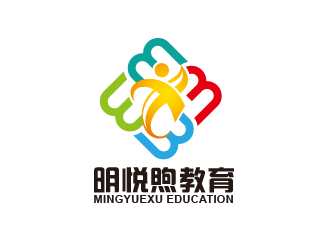 黃安悅的明悅煦教育培訓單色logologo設計