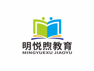 湯儒娟的明悅煦教育培訓單色logologo設計